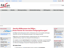 Tablet Screenshot of fasys.de